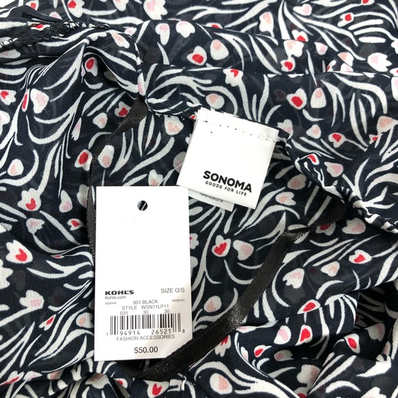 Sonoma Goods For Life Women’s Dainty Floral Belted Kimono Size OS - Picture 7 of 12